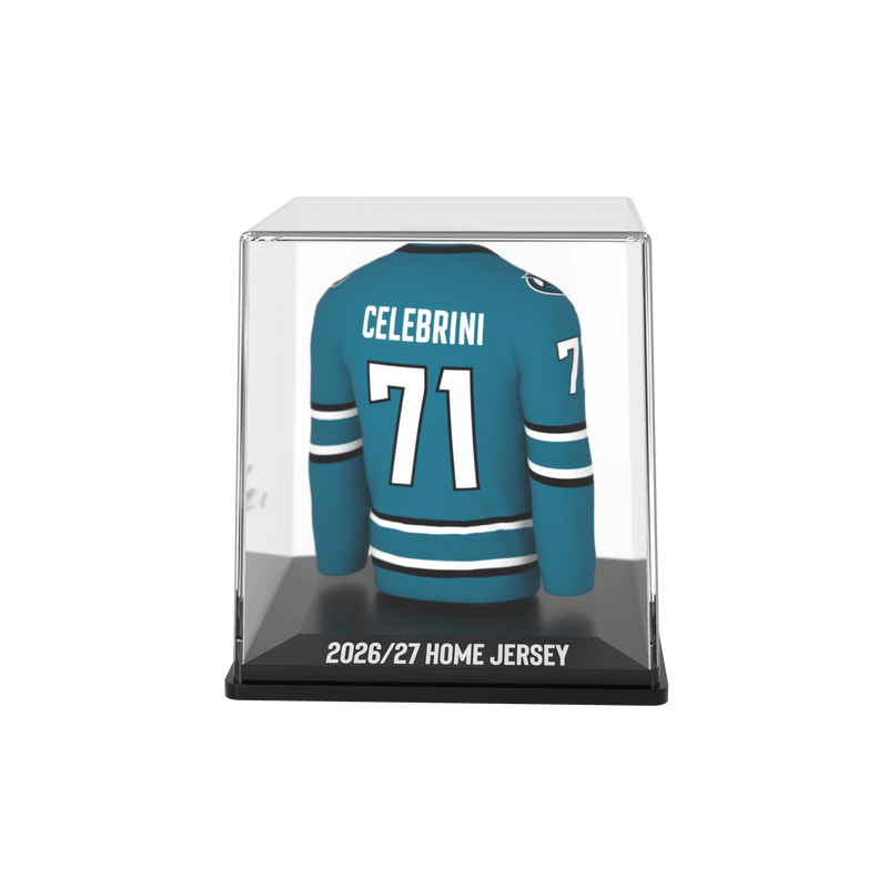 Carregar imagem na galeria, Macklin Celebrini #71 - San Jose Sharks MyJersey | FanCollex
