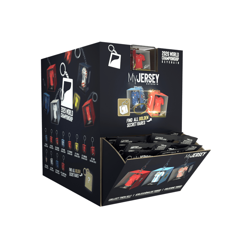 Indlæs billede i Gallery Viewer, MJ Mini Blind Bag KeyChain - Edition WC 2026 (mix) - FanCollex
